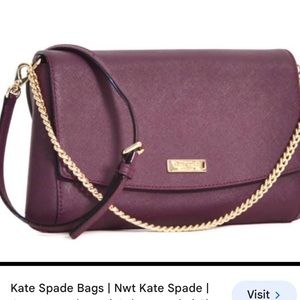 Kate Spade New in Bag Laurel Way Greer bag - deep plum